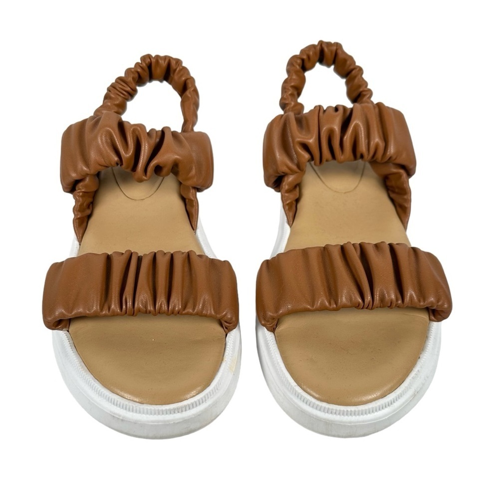 VAN ELI Cloris Padded Leather Lug Sole Sandals - Picture 4 of 7